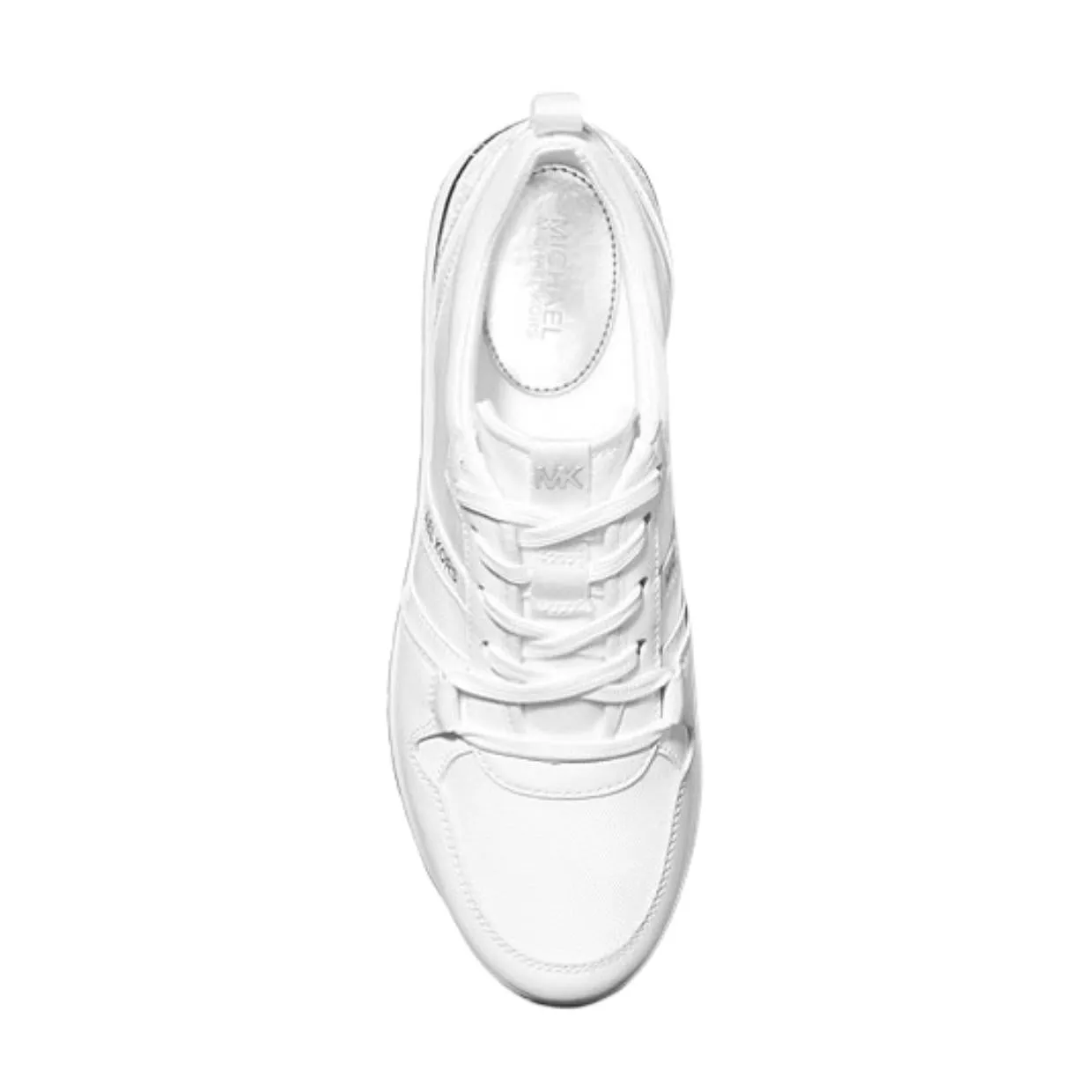 Michael Kors White Dash Logo Trainers