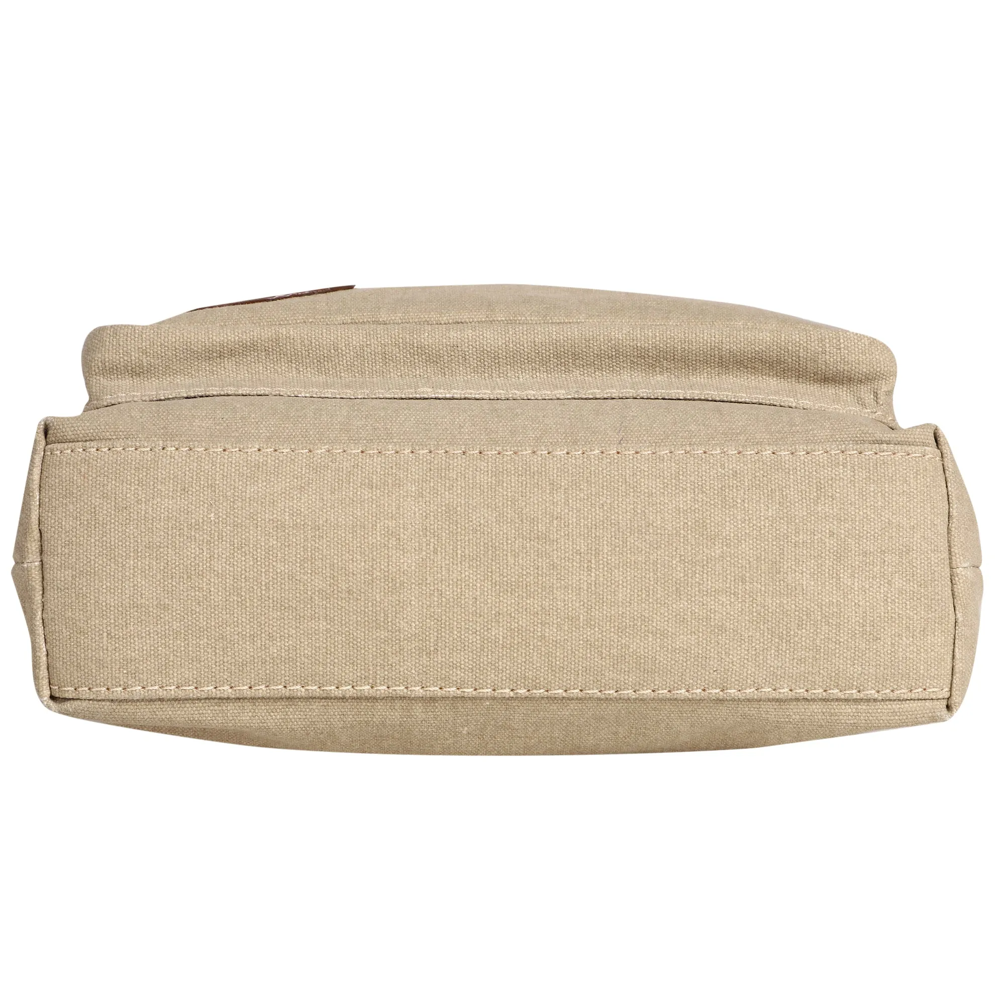 Mona B Unisex Canvas Messenger Crossbody Bag: Flint