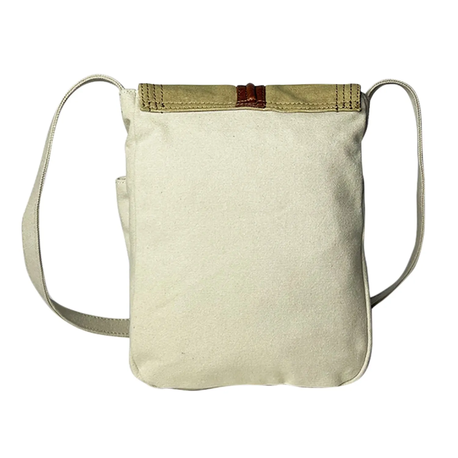 Mona B Women Canvas Messenger Crossbody Vintage Sling Bag (Oakley Natural)