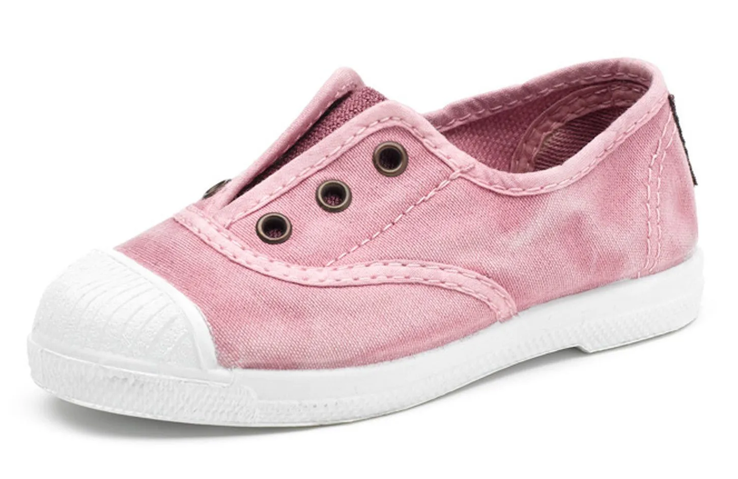 Natural World Eco: Elasticated Kids Sneakers - Pink