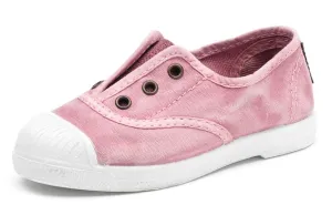 Natural World Eco: Elasticated Kids Sneakers - Pink