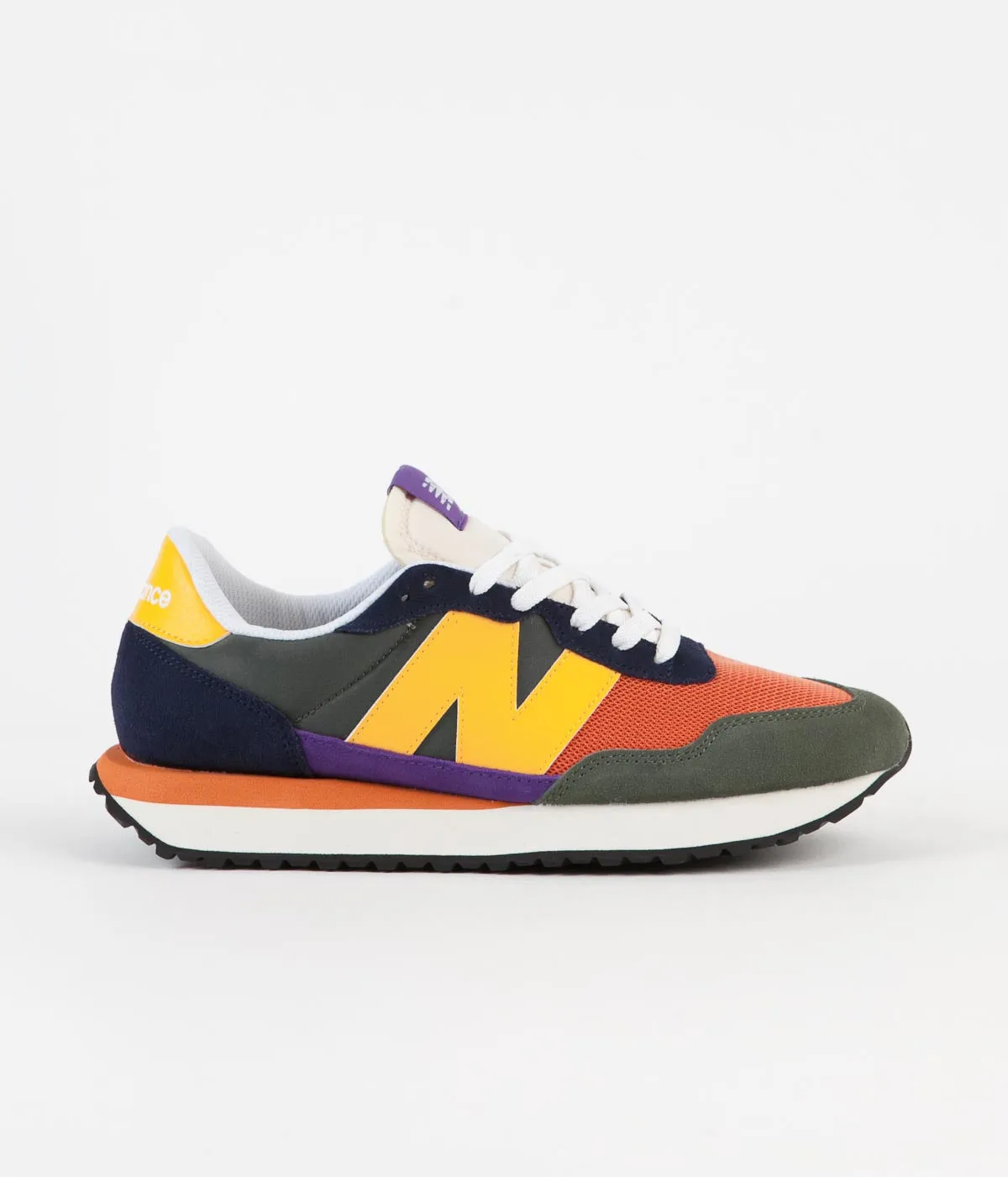 New Balance 237 Shoes - Green / Orange