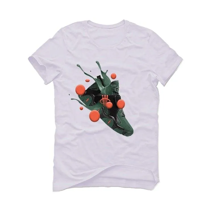 Nike Air Barrage Mid Orange Green White T-Shirt (SPLASH)