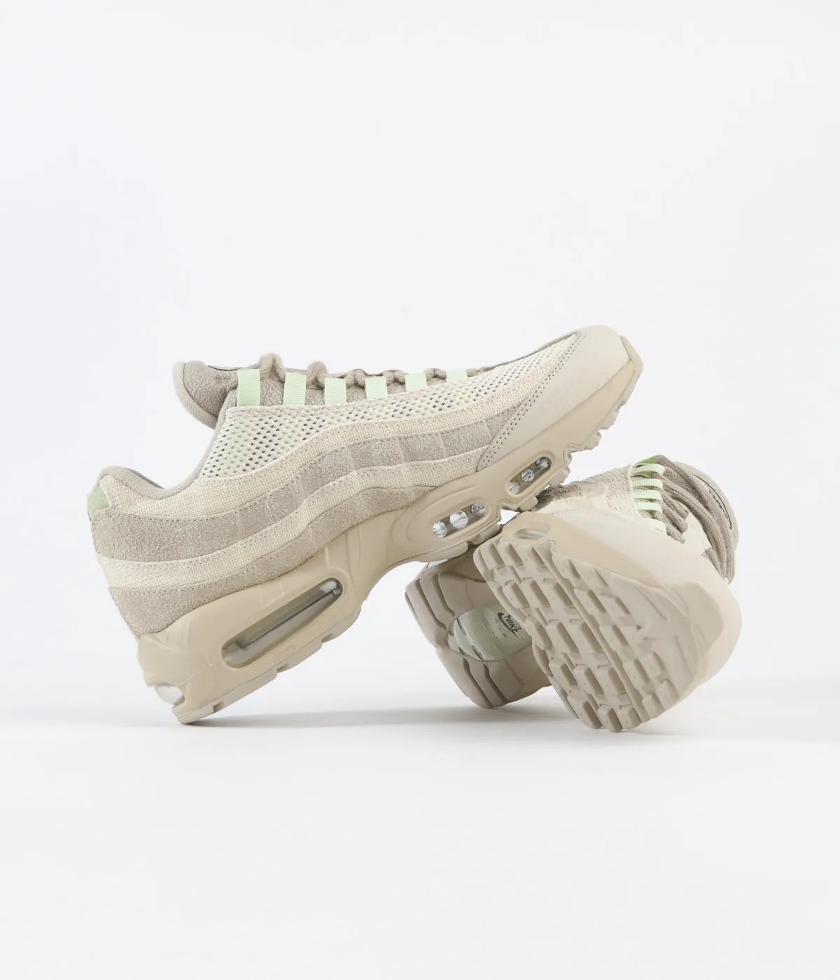 Nike Air Max 95 Premium Shoes - Grain / Black - Bleach - Coconut Milk