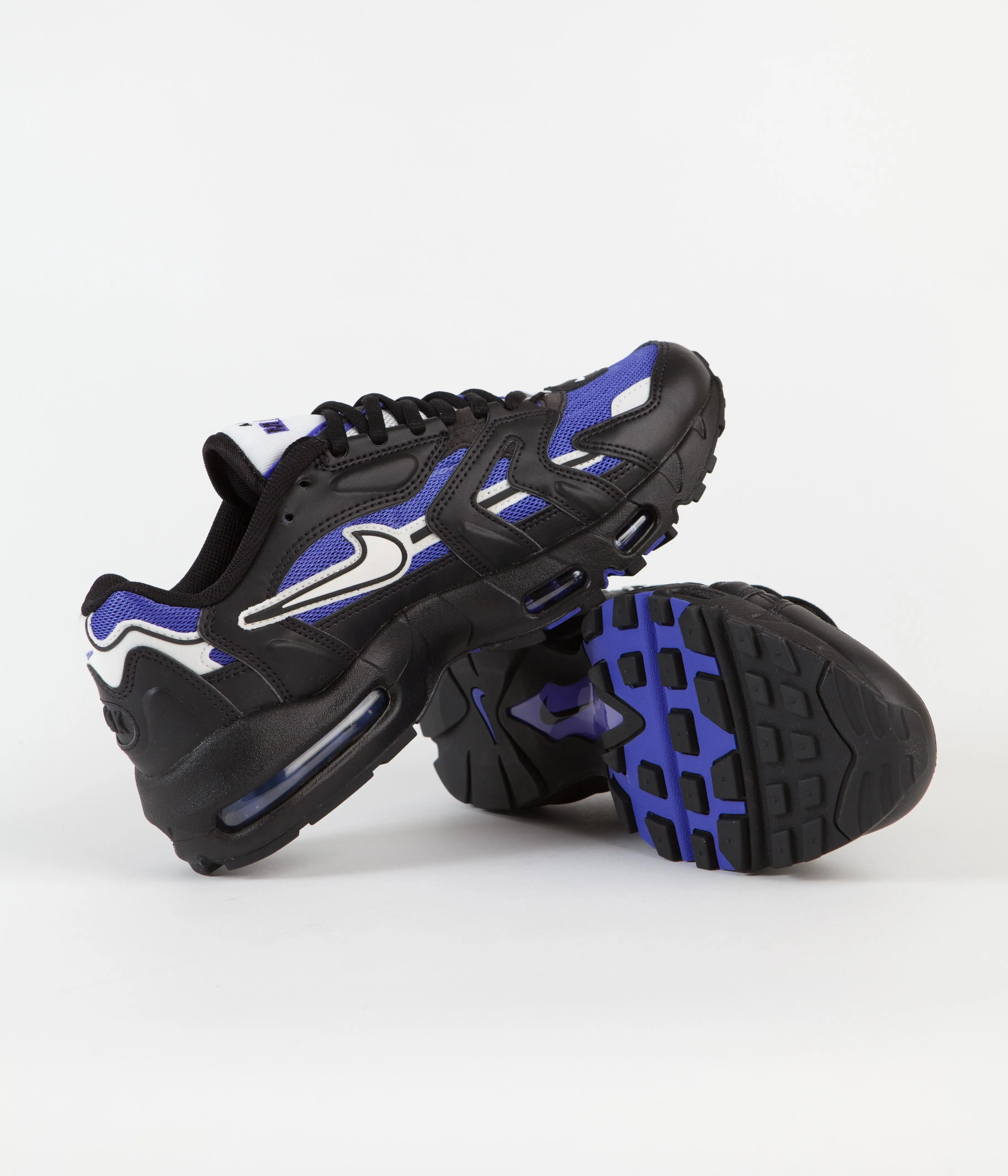 Nike Air Max 96 II Shoes - Persian Violet / White - Black