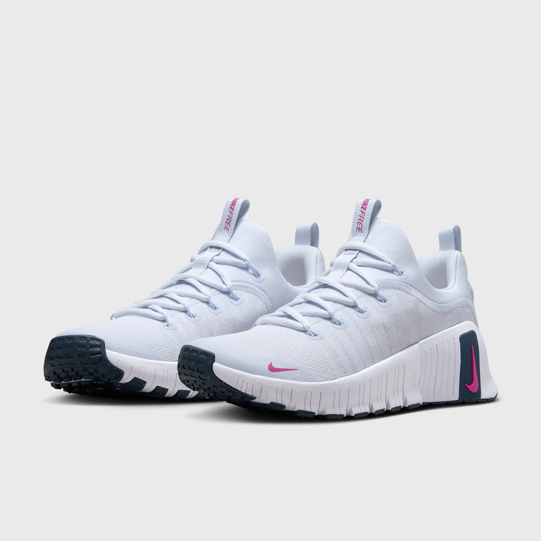 Nike - Free Metcon 6 Women's Training Shoes - FOOTBALL GREY/HOT FUCHSIA-ARMORY NAVY