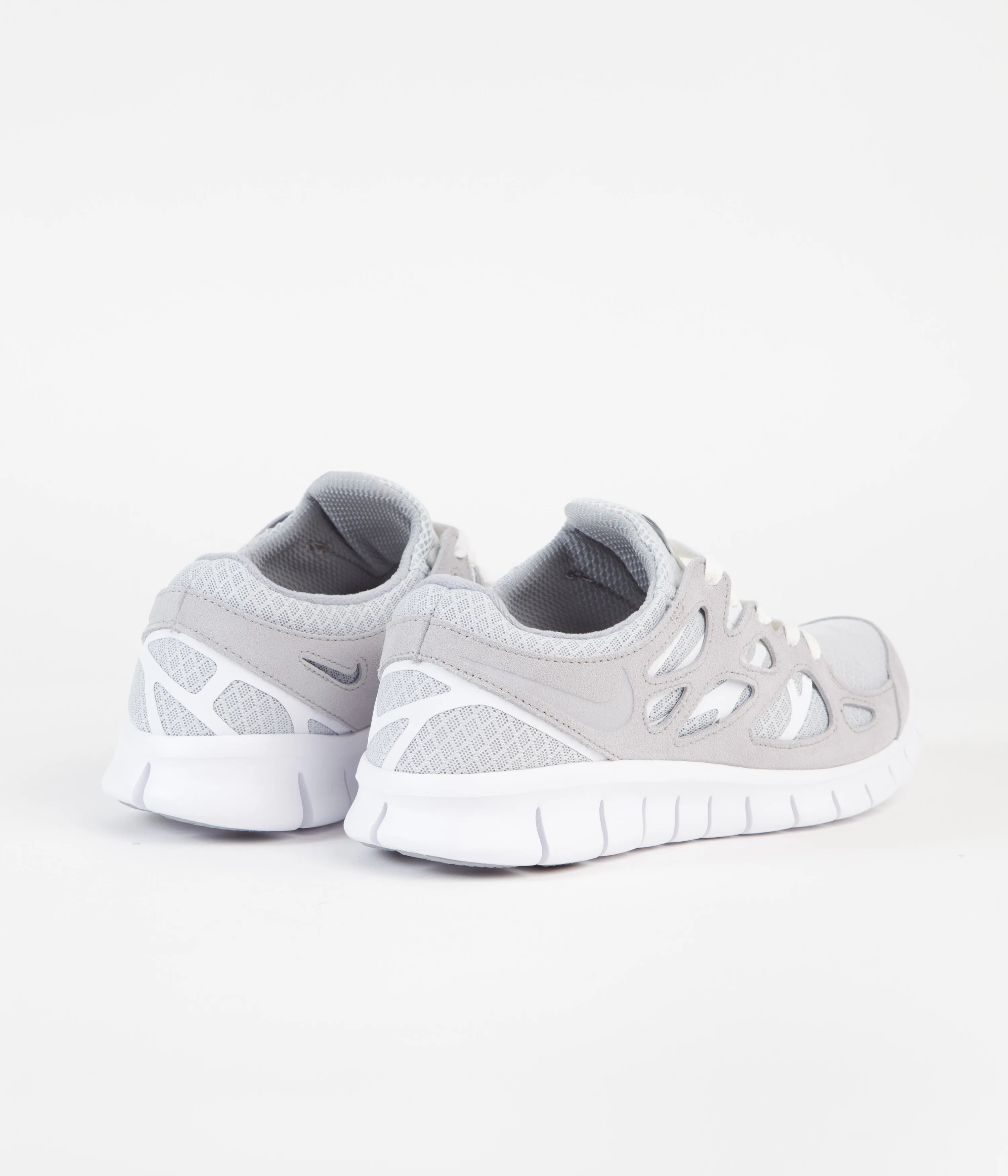 Nike Free Run 2 Shoes - Wolf Grey / Pure Platinum - White