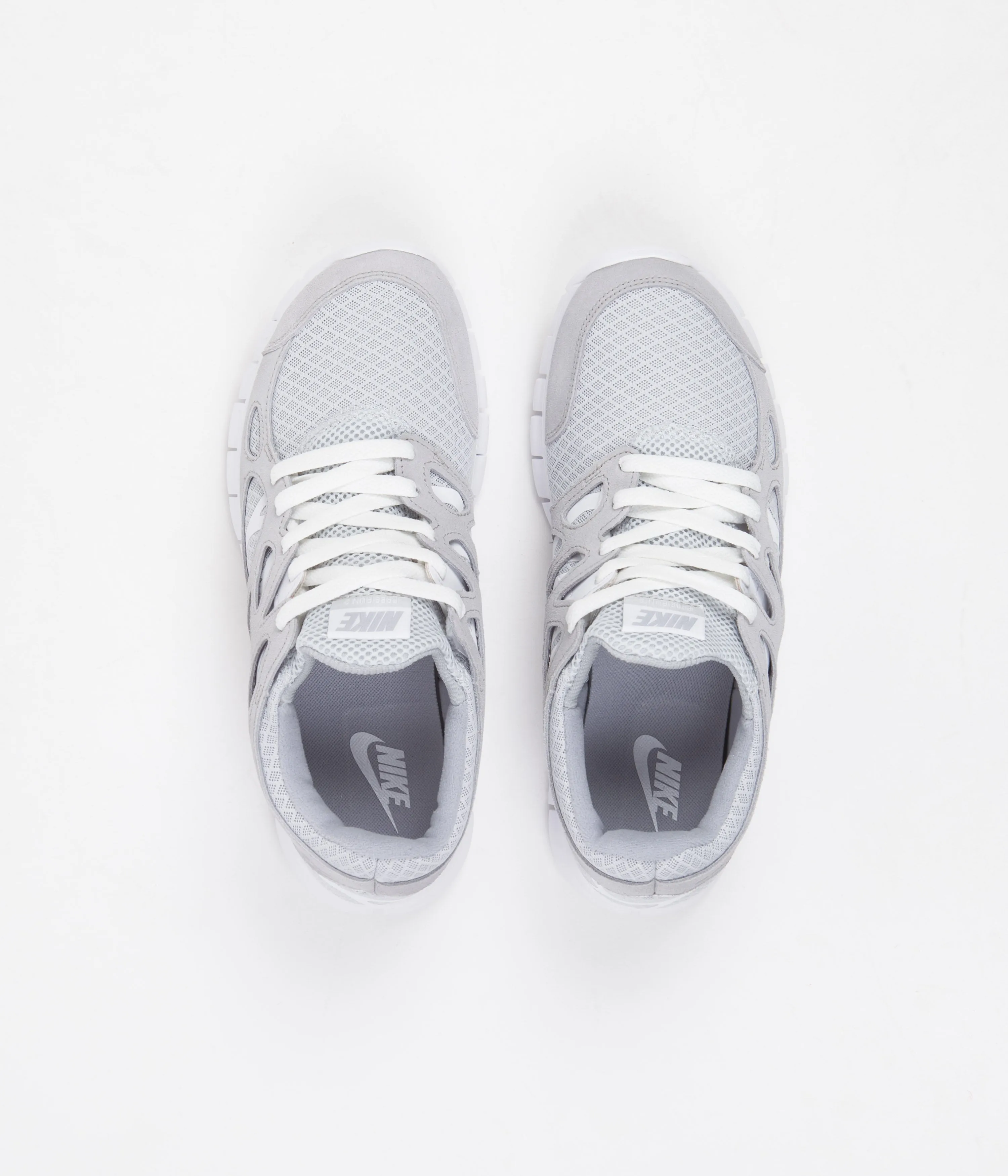 Nike Free Run 2 Shoes - Wolf Grey / Pure Platinum - White