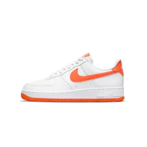 Nike Mens Air Force 1 '07 Shoes 'White/Team Orange'