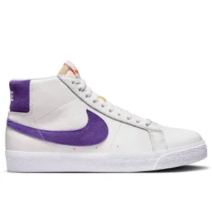 Nike SB - Blazer Mid ISO Shoes White/Court Purple-White-Gum Light Brown