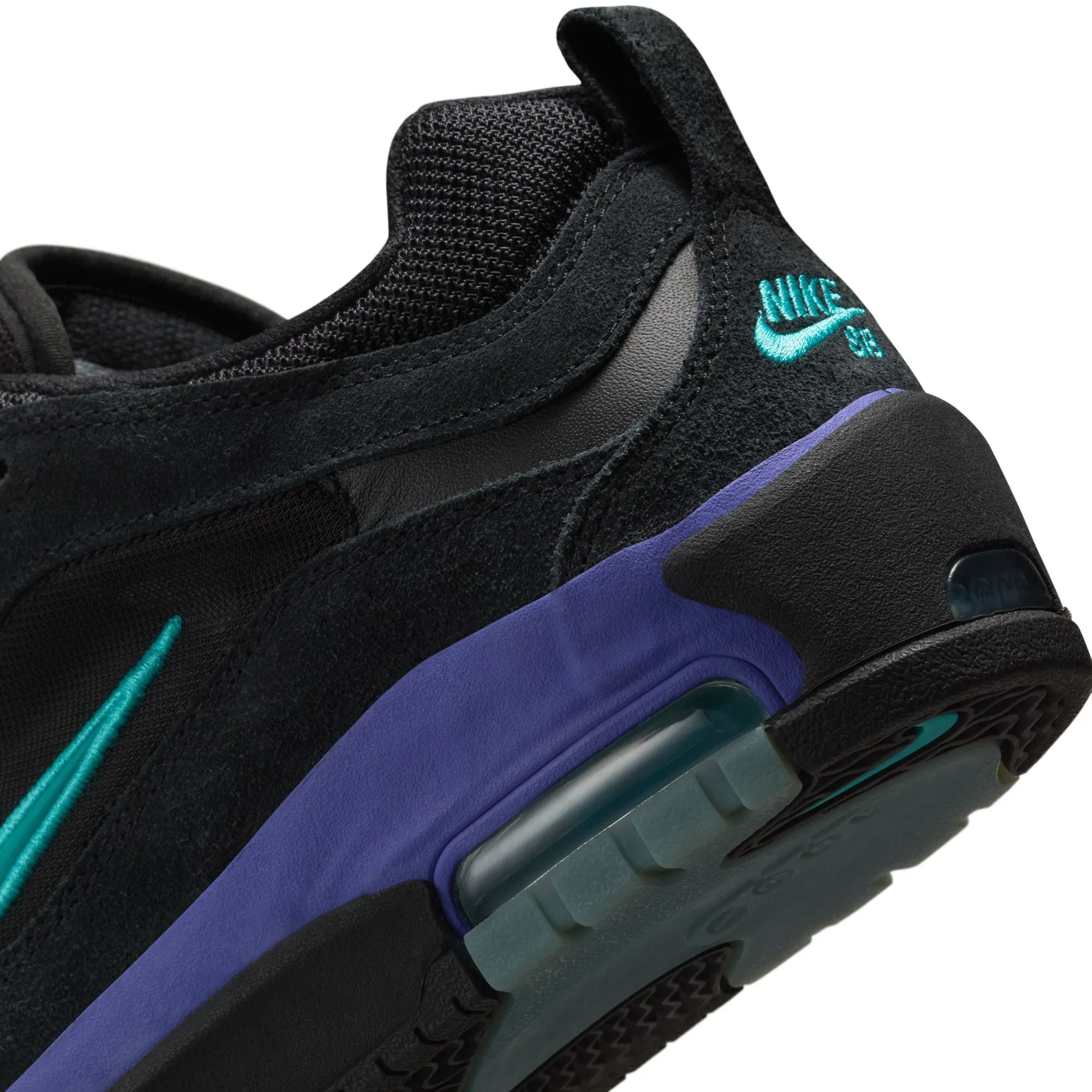 Nike SB - Ishod Wair Air Max Shoes - Black / Dusty Cactus - Black - Persian Violet