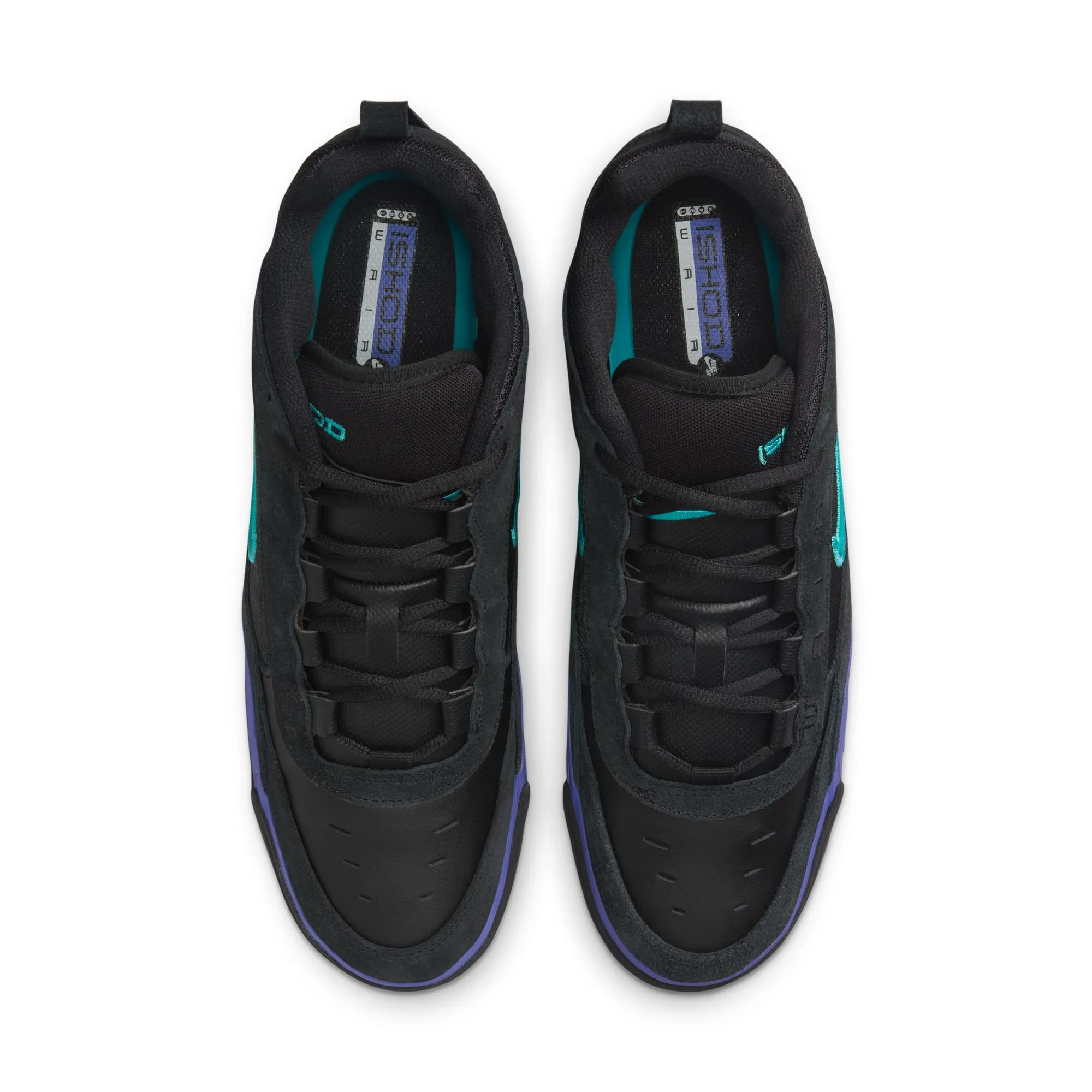 Nike SB - Ishod Wair Air Max Shoes - Black / Dusty Cactus - Black - Persian Violet