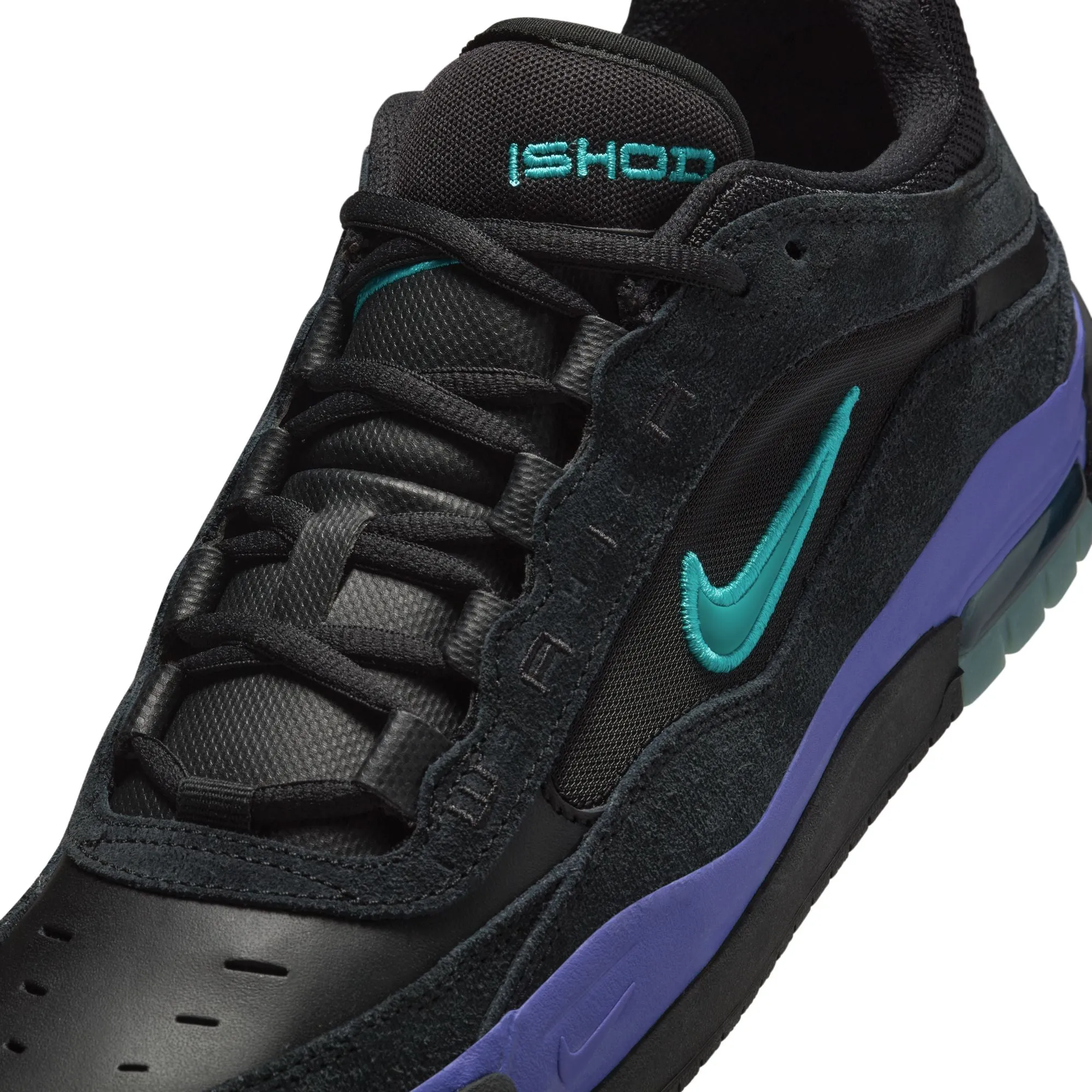 Nike SB - Ishod Wair Air Max Shoes - Black / Dusty Cactus - Black - Persian Violet