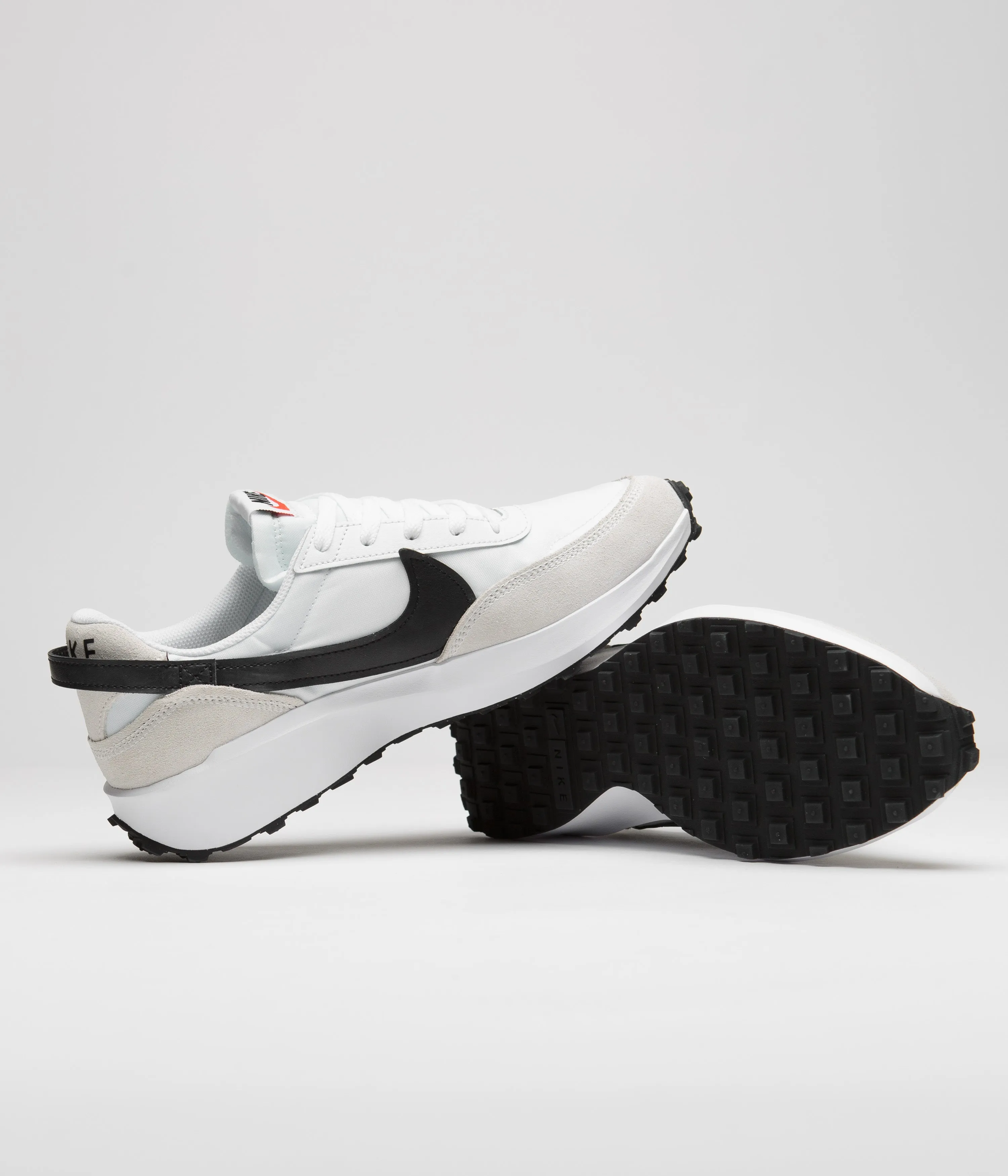 Nike Waffle Debut Shoes - White / Black - Summit White - White