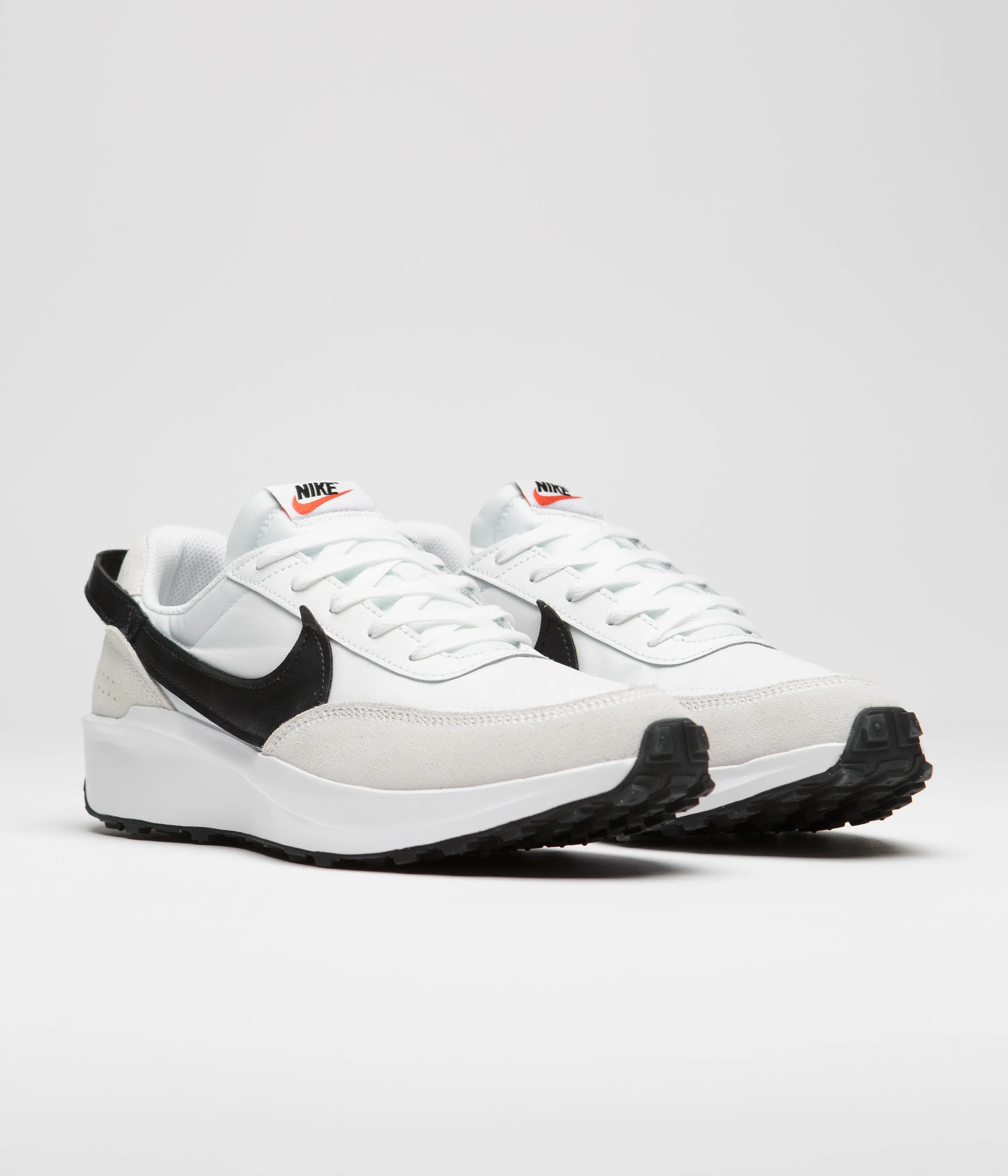 Nike Waffle Debut Shoes - White / Black - Summit White - White