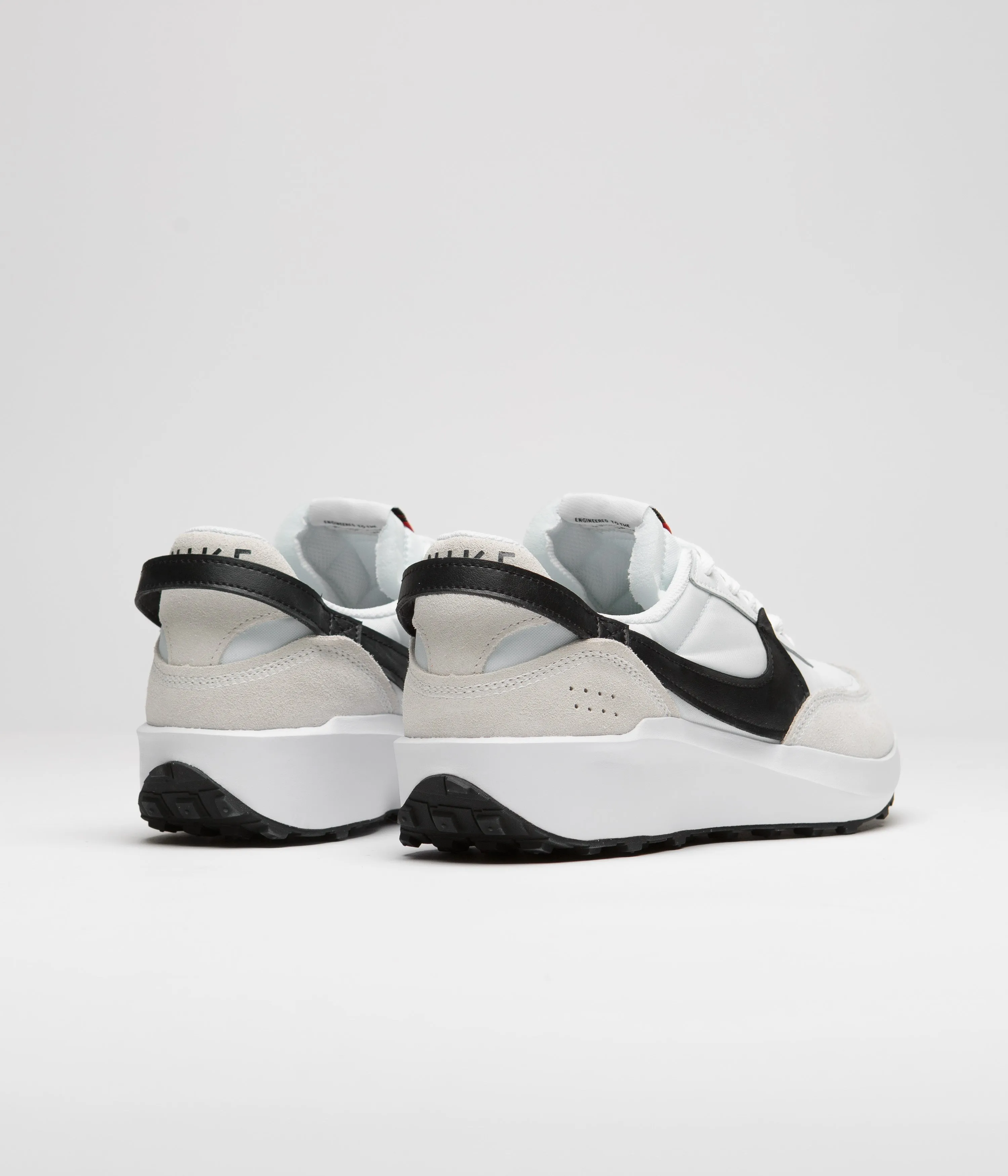 Nike Waffle Debut Shoes - White / Black - Summit White - White