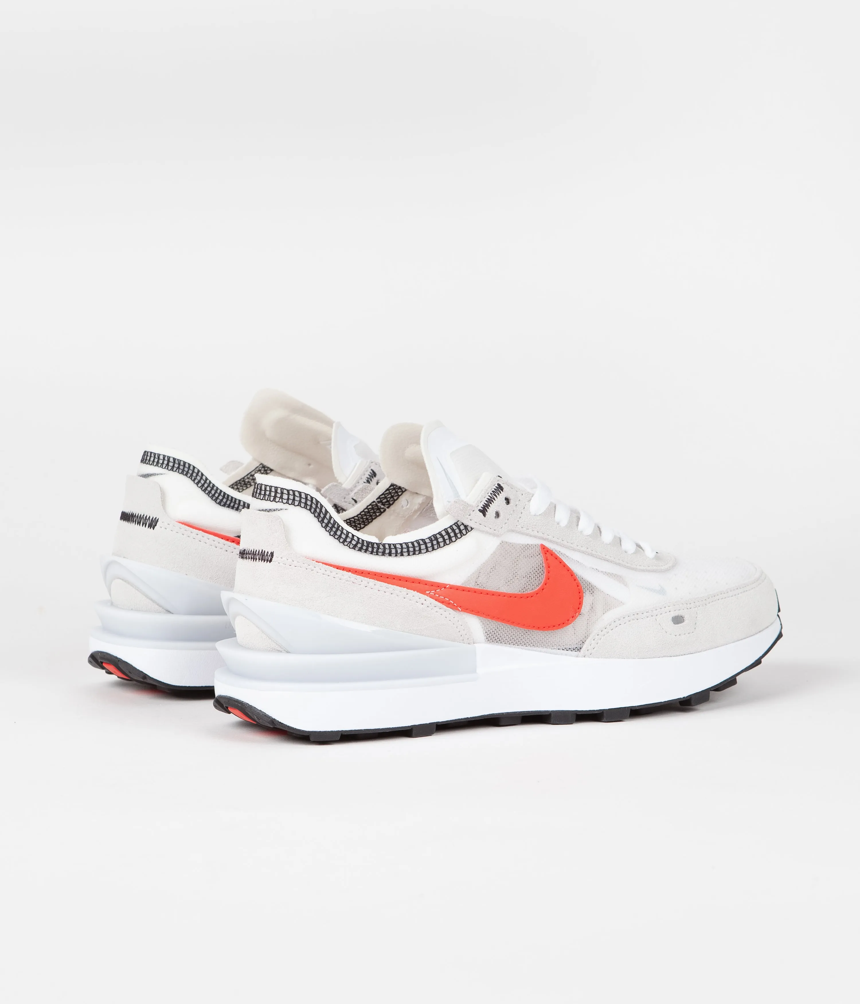 Nike Waffle One Shoes - White / Picante Red - Pure Platinum - White