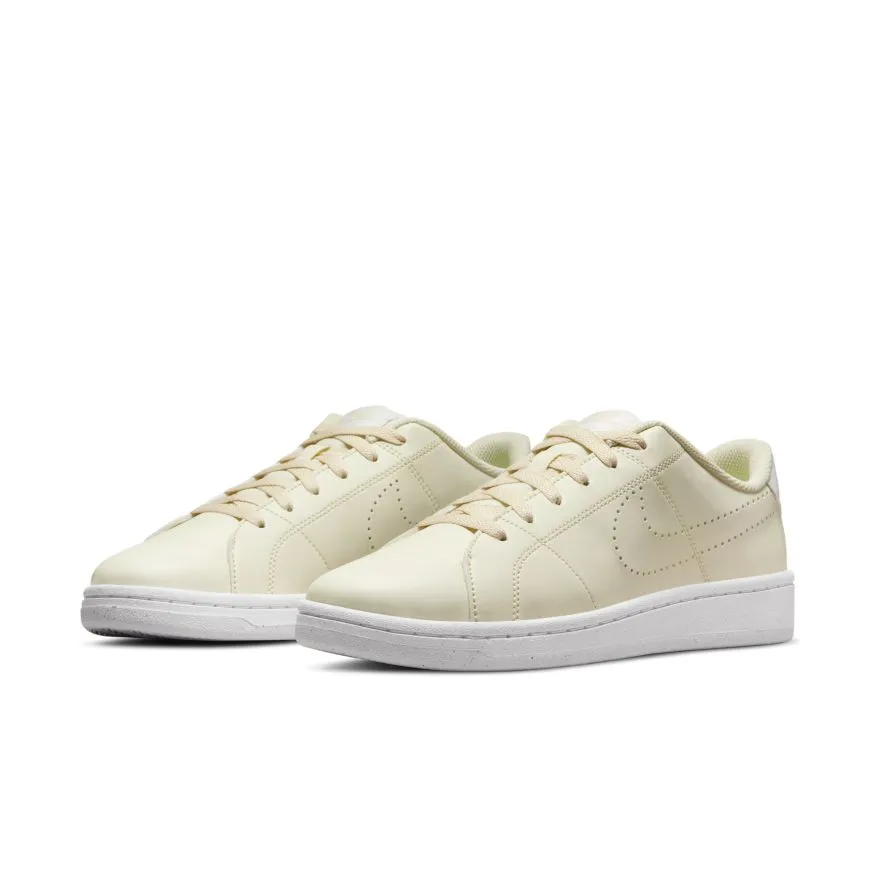 NIKE WOMEN'S COURT ROYALE 2 NEXT NATURE CREAM SHOE