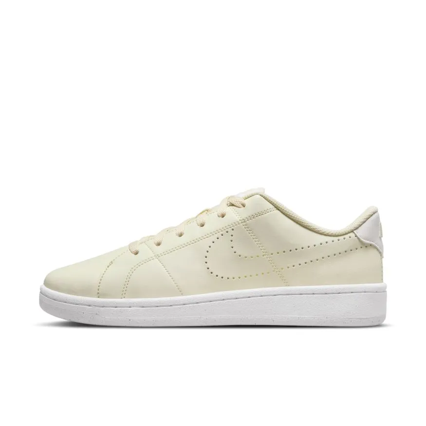 NIKE WOMEN'S COURT ROYALE 2 NEXT NATURE CREAM SHOE