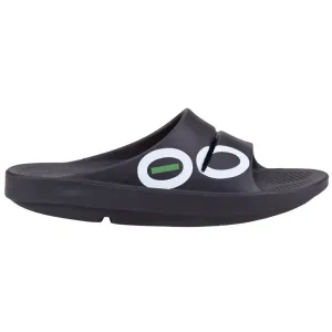 Oofos Ooahh Sport Unisex Black White