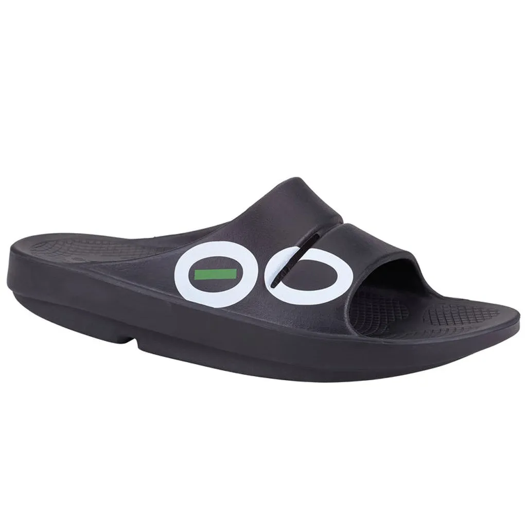 Oofos Ooahh Sport Unisex Black White