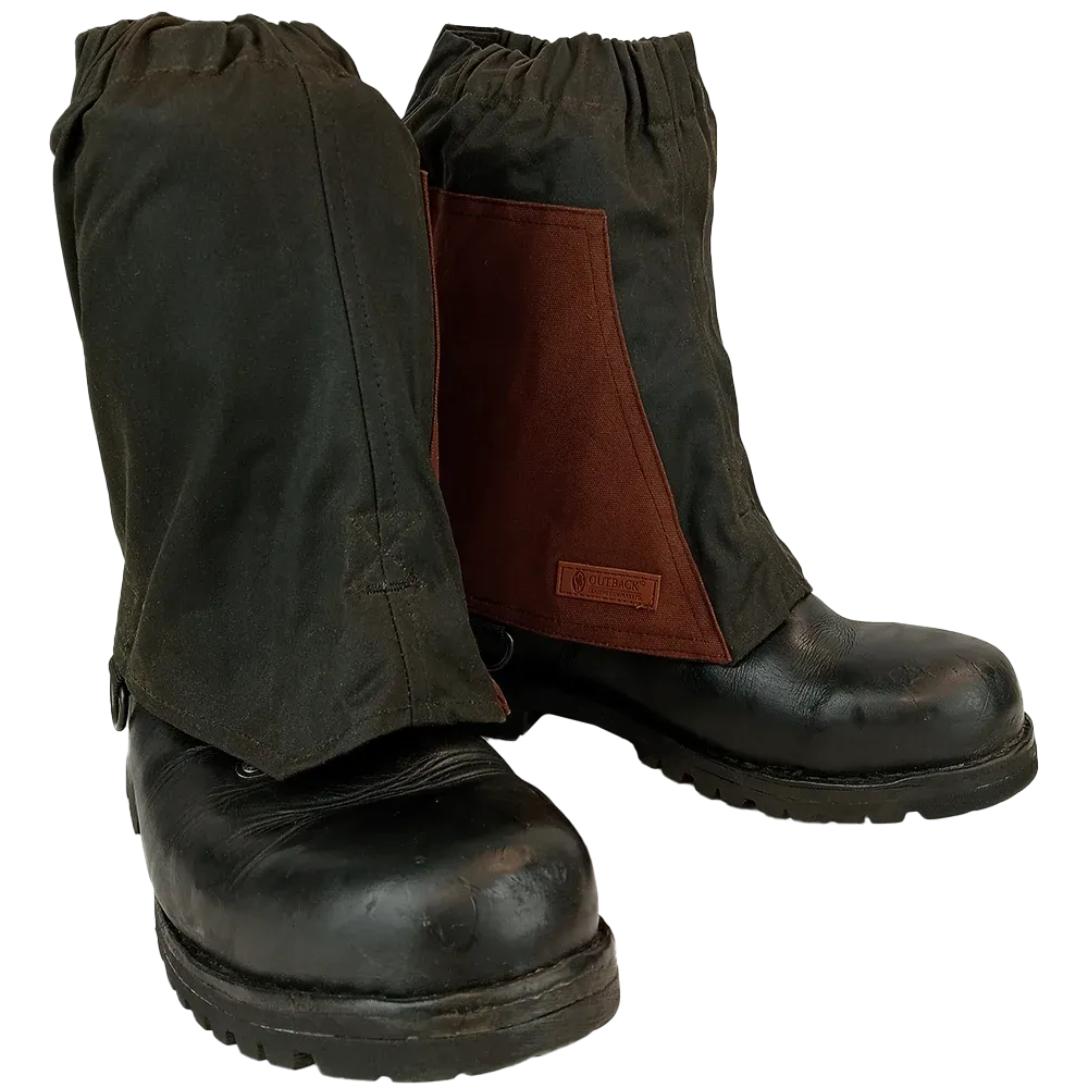 Outback Oilskin and Canvas Puttees