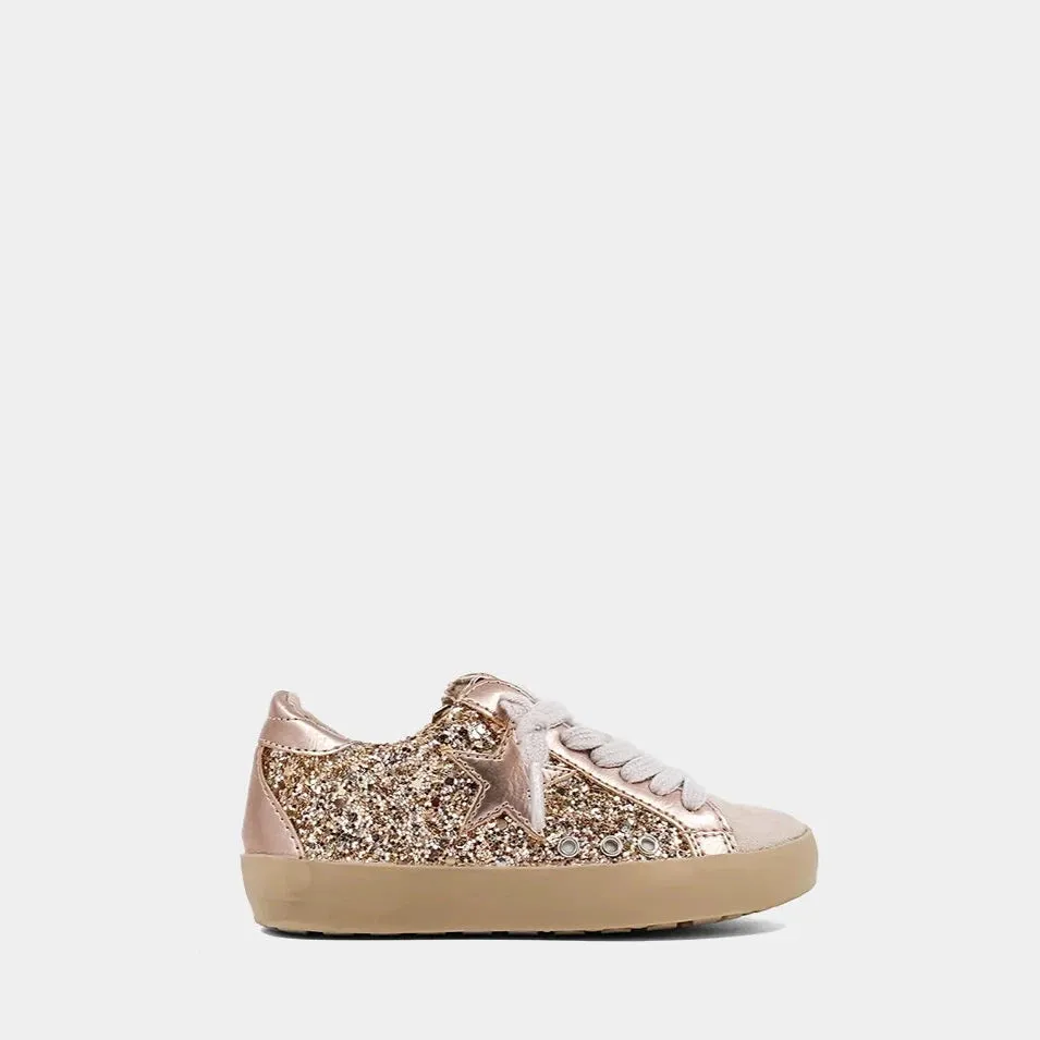 Paula Toddler Sneakers - Champagne Glitter