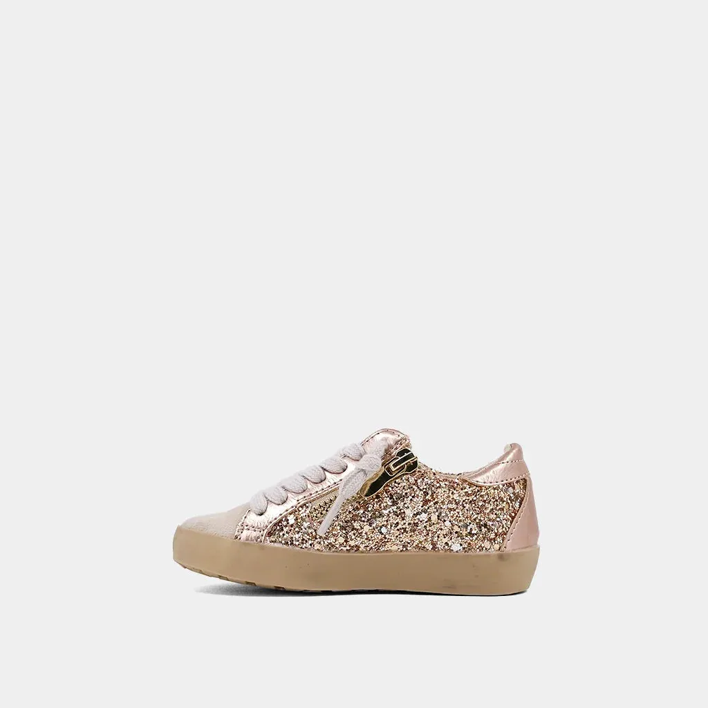 Paula Toddler Sneakers - Champagne Glitter