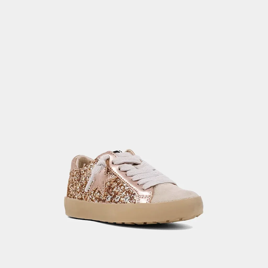 Paula Toddler Sneakers - Champagne Glitter