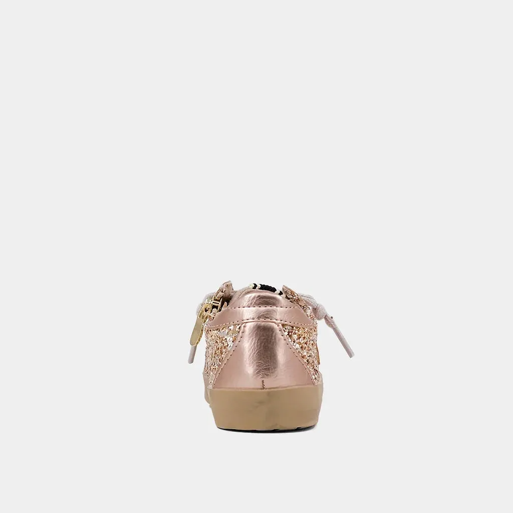 Paula Toddler Sneakers - Champagne Glitter