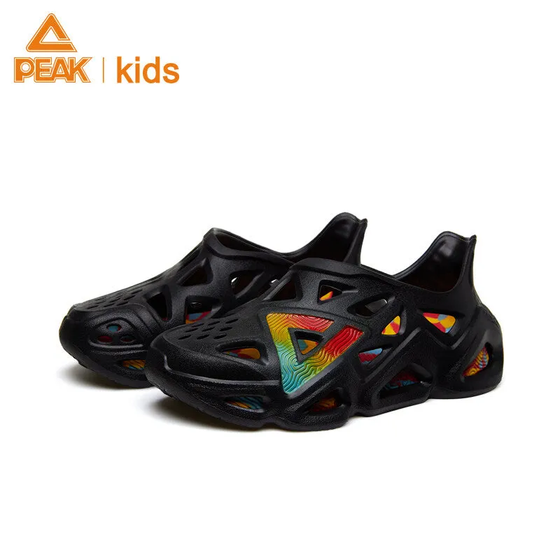 Peak Taichi Sandals Fashion Breathable Hole Shoes Unisex Casual Outdoor Beach Shoes Lightweight Sport Sandals EKT2297L