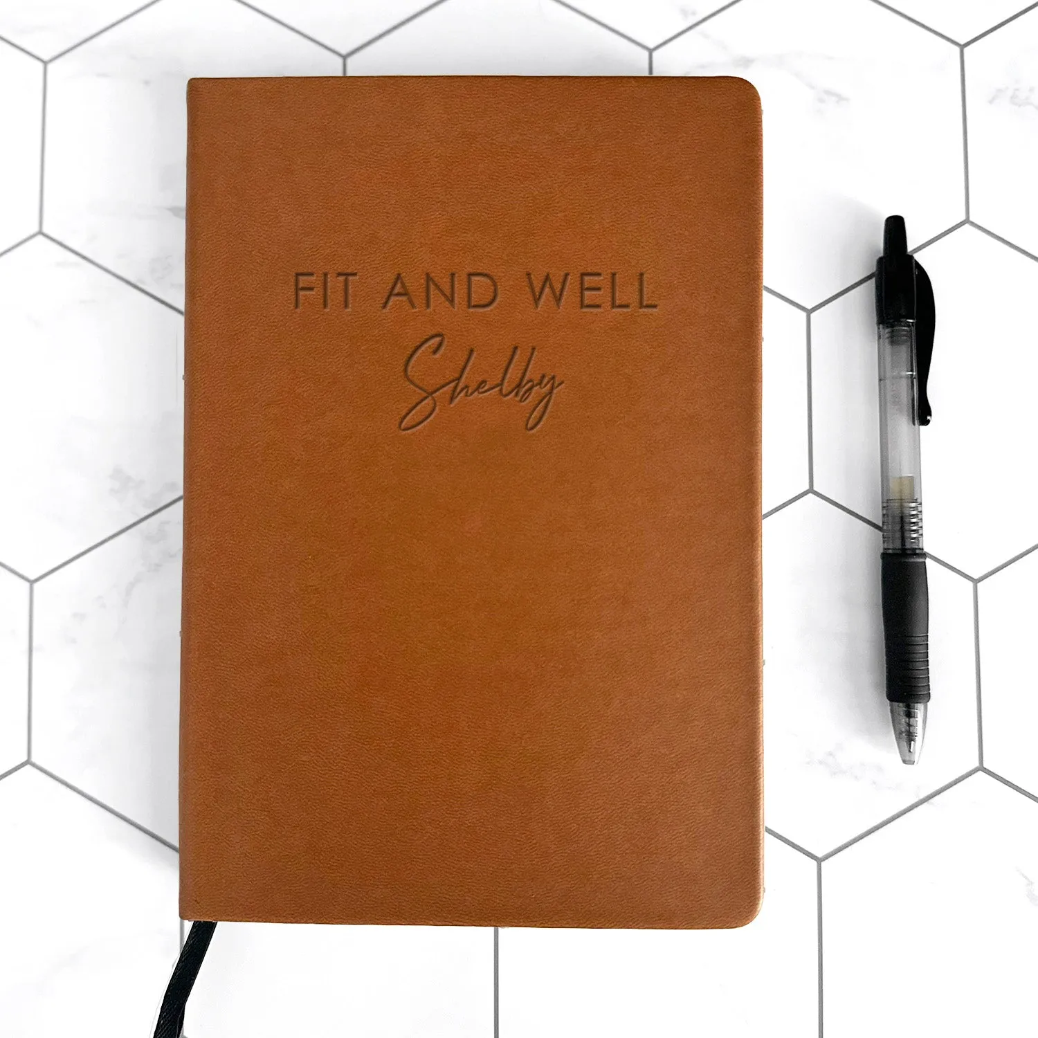 Personalized Leather Fitness Journals