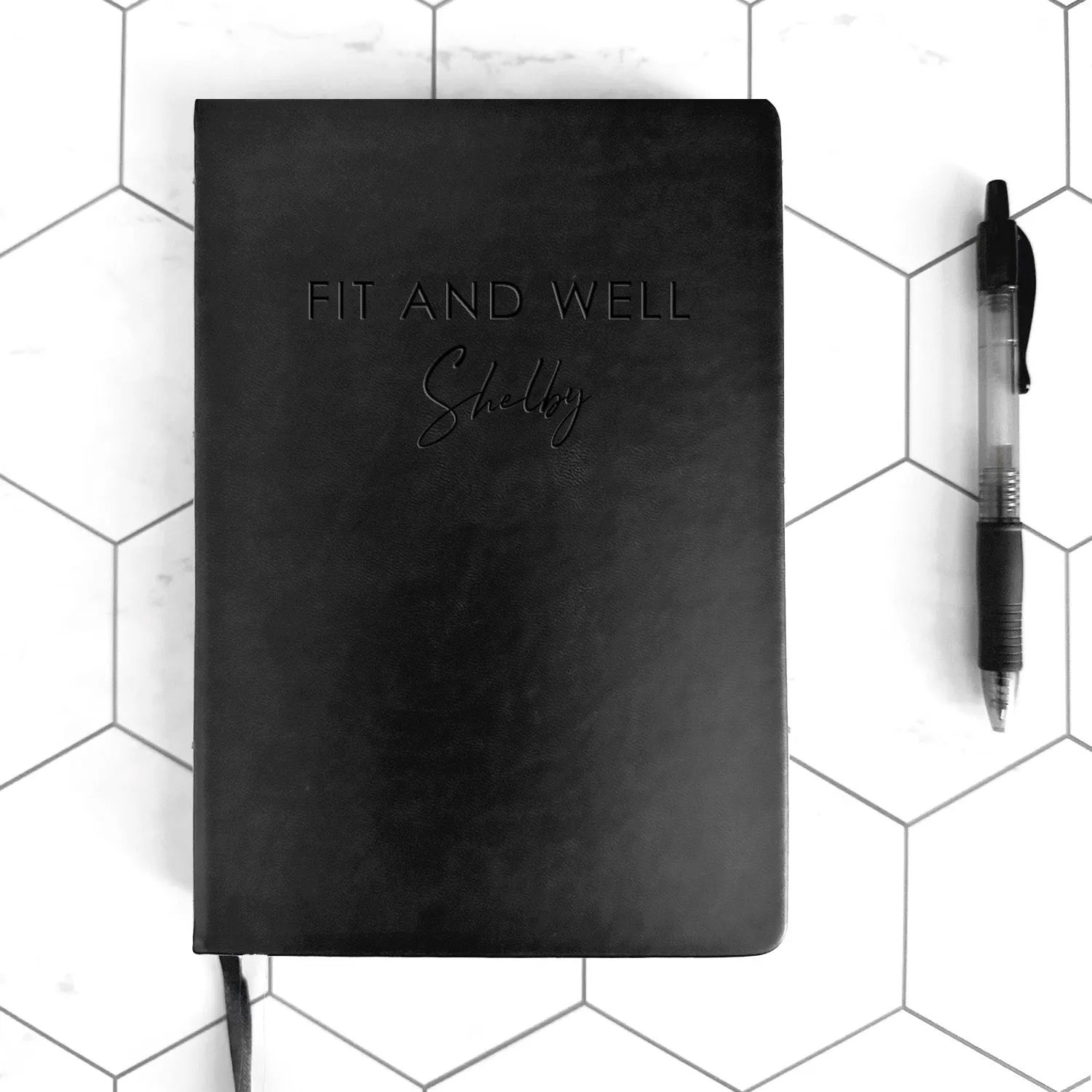 Personalized Leather Fitness Journals