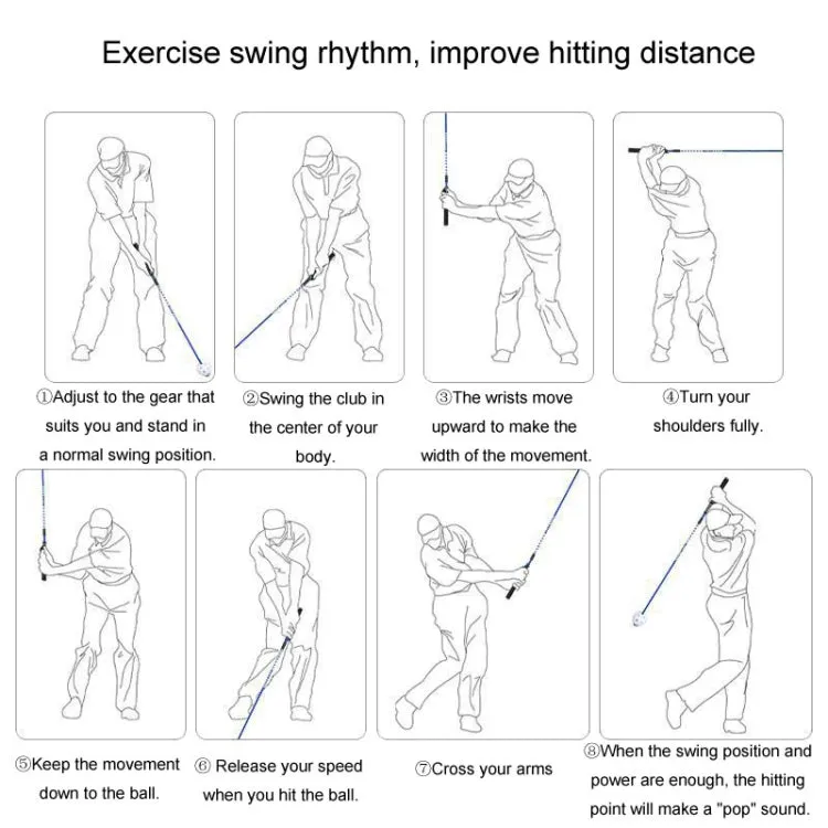 PGM HGB024 Golf Swing Sounding Training Stick To Improve Swing Speed And Delay Downswing