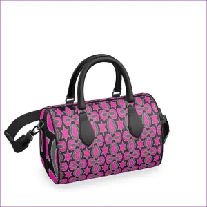 Pink Star Luxury Leather Mini Denbigh Duffle Bag