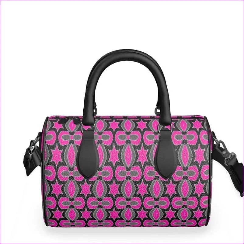 Pink Star Luxury Leather Mini Denbigh Duffle Bag