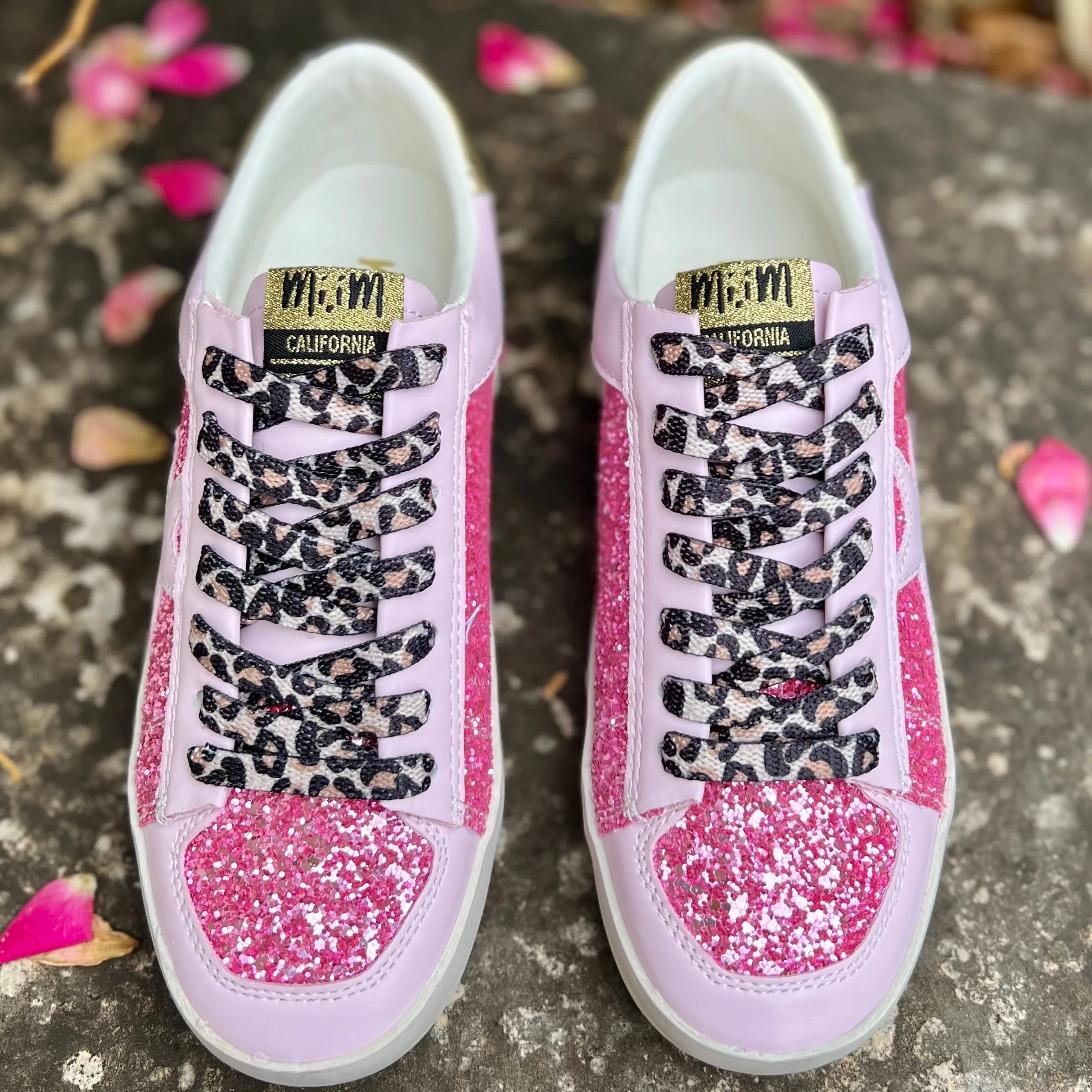 Pink Stars In Cali Sneakers