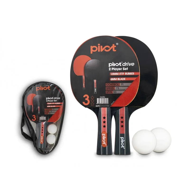 Pivot 2 Player Table Tennis Set 3 Star