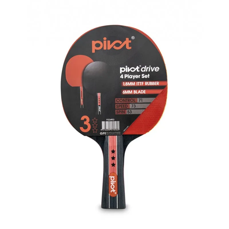 Pivot 2 Player Table Tennis Set 3 Star