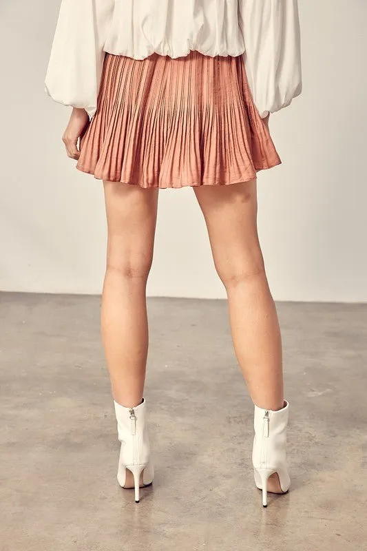 Pleated Skort