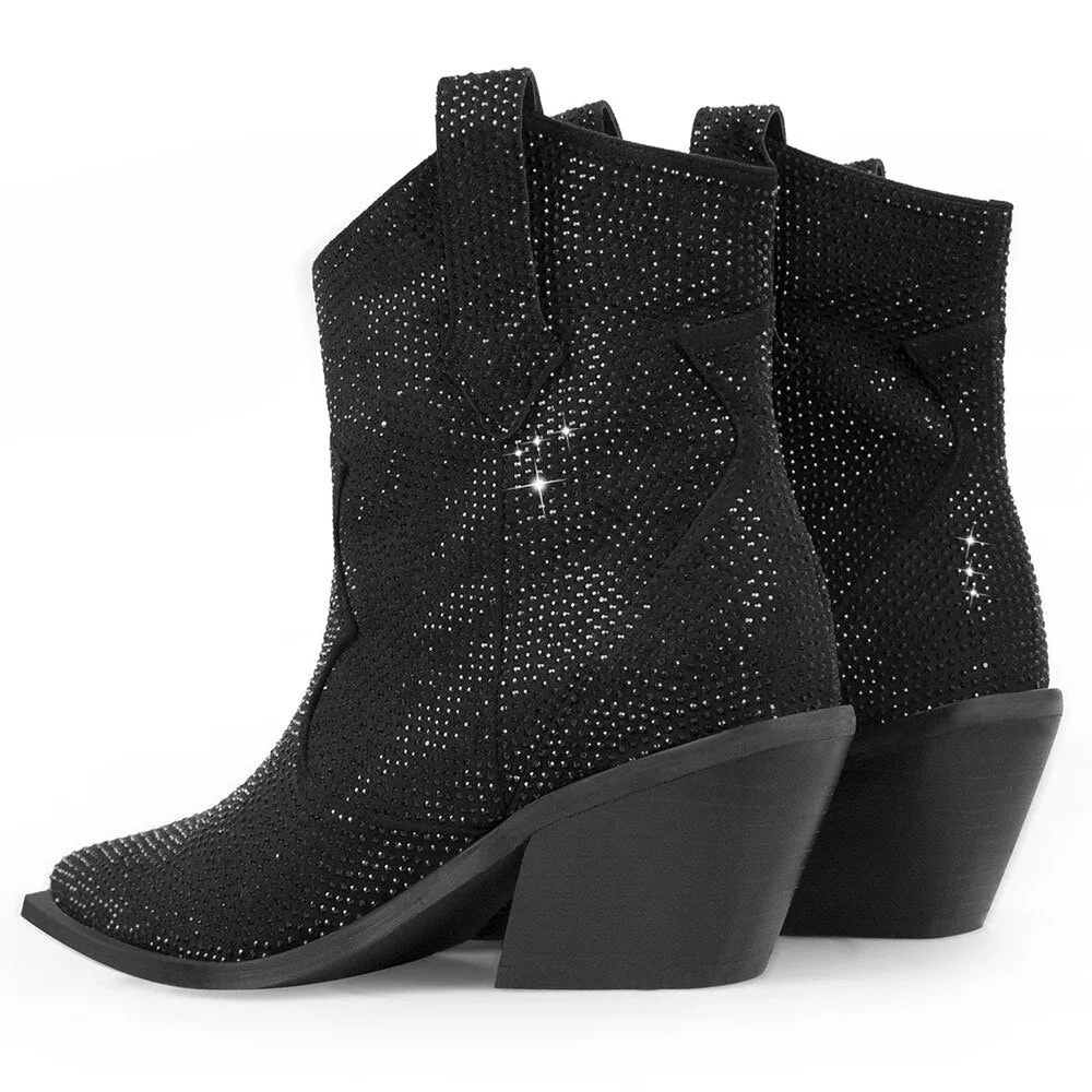 Pre Order:  Cowgirl Rhinestone Boots