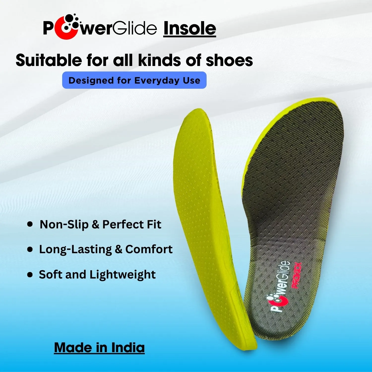 Prokick Power Glide EVA Foam Shoes Insole