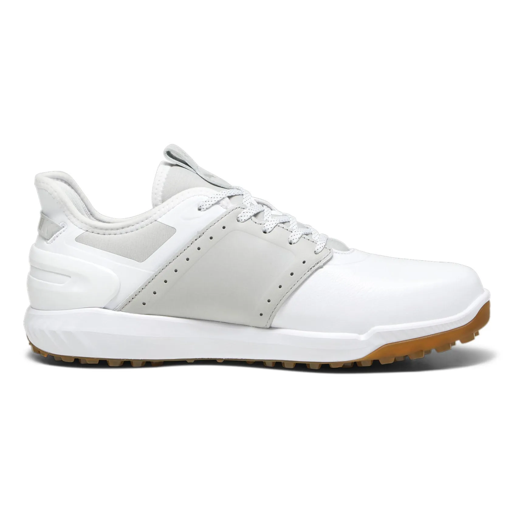 Puma Ignite Elevate Crafted Golf Shoes - Puma White/ Ash Grey