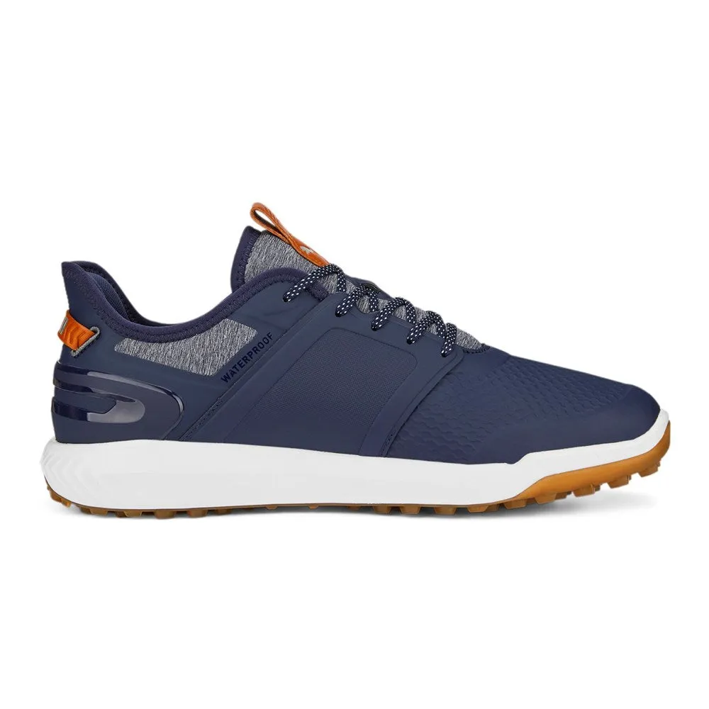 Puma IGNITE Elevate Spikeless Wide Men's Golf Shoes - Puma Navy/ Puma Silver