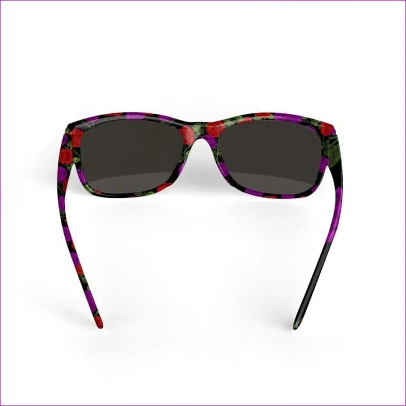 Red Rose Purp Designer Sunglasses