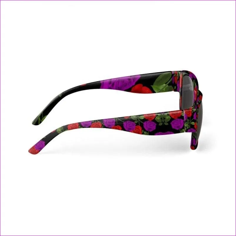 Red Rose Purp Designer Sunglasses