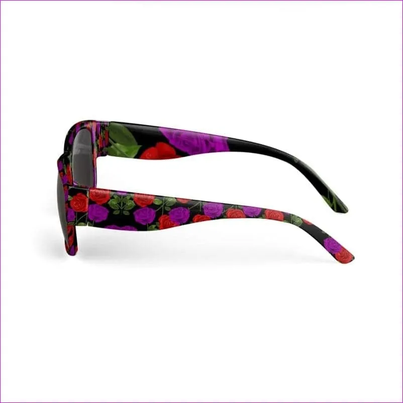 Red Rose Purp Designer Sunglasses