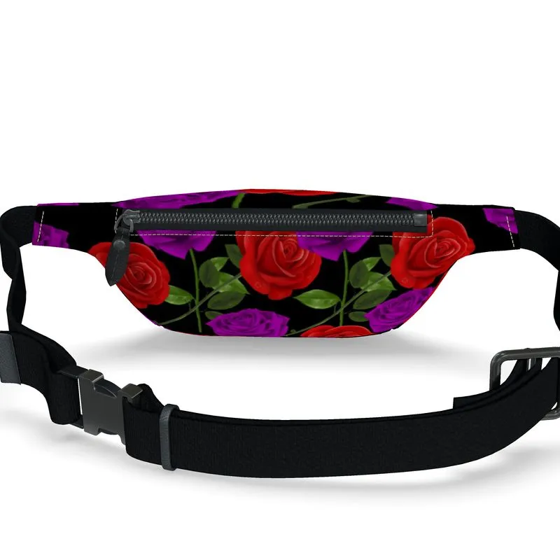 Red Rose Purp Fanny Pack