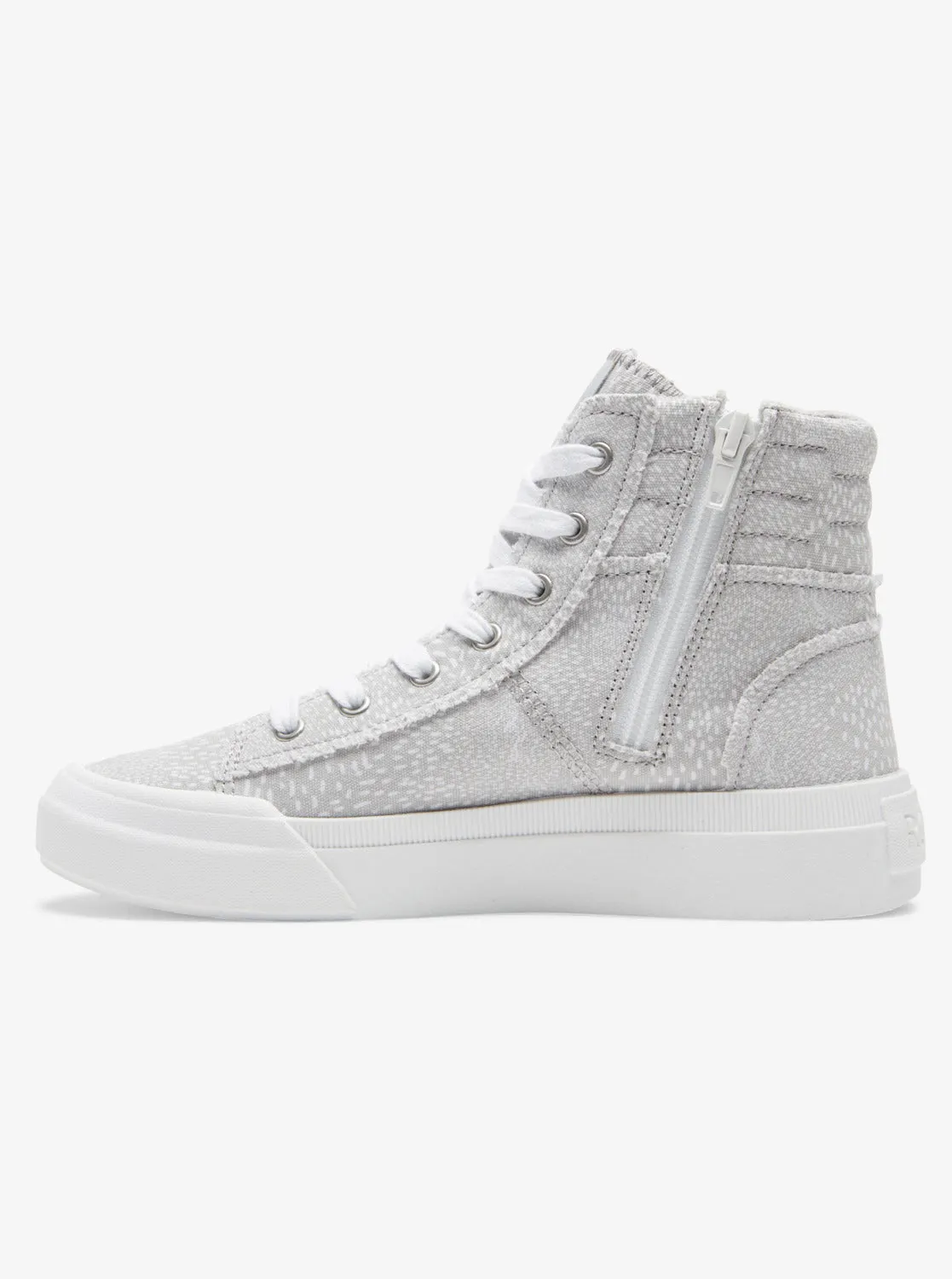 Roxy Rae Mid-Top Shoes - Light Grey