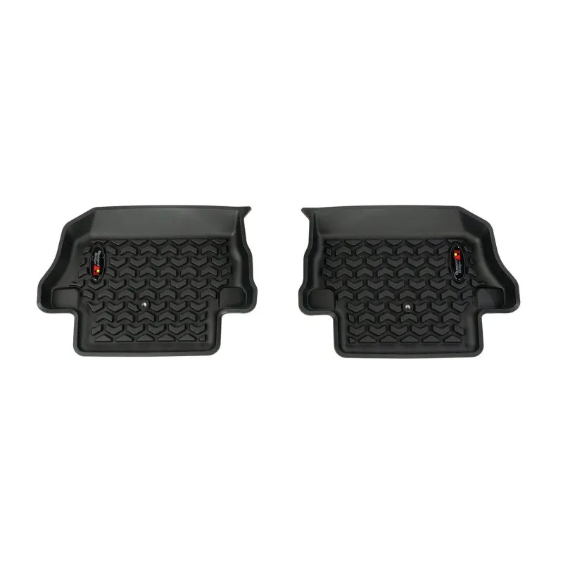 Rugged Ridge Floor Liner Kit Black F/R 18-20 Jeep Wrangler JL 2Dr